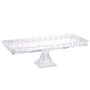 Travessa Com Pé Cristal Chumbo Dragon 34x15x10,5cm Lyor