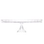 Travessa Com Pé Cristal Chumbo Dragon 34x15x10,5cm Lyor