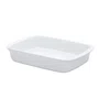 Travessa Refratária Tango Grande 40x24x7 CM Branco