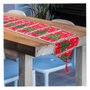 Trilho De Mesa Natal Árvore 33x180cm