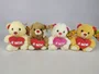 Urso Pelúcia Coração 15 CM