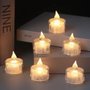 Vela Com Luminária Led Decorativa 3,5x5cm