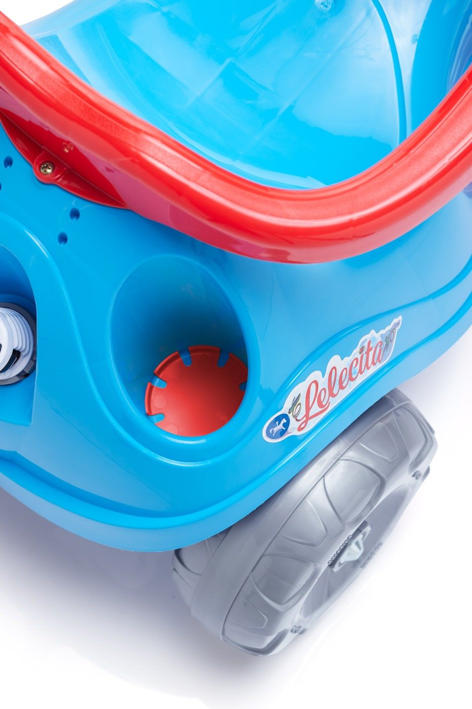 Triciclo Infantil com Empurrador Lelecita Azul - Calesita